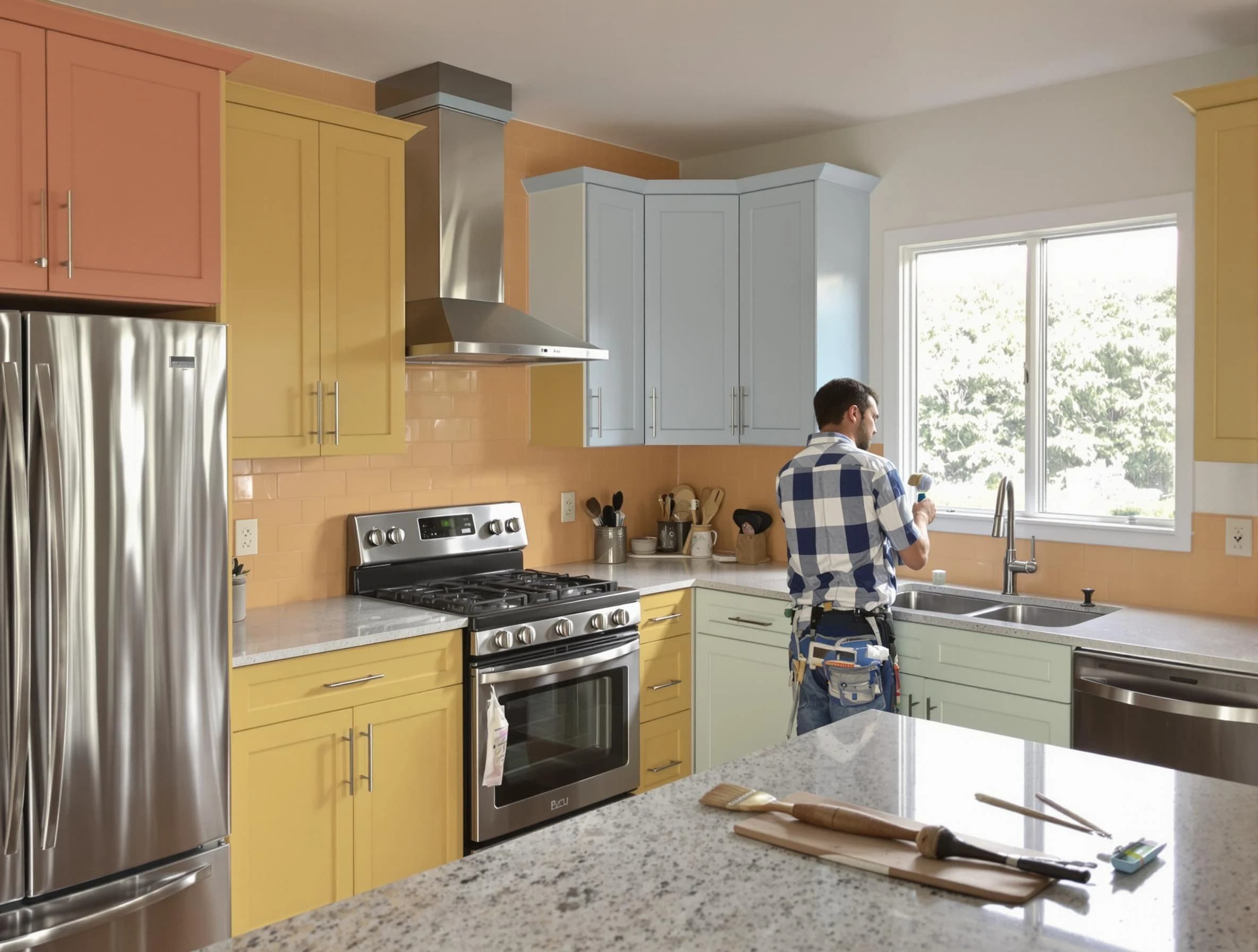 Kitchen and Cabinet Refinish in Brook Park